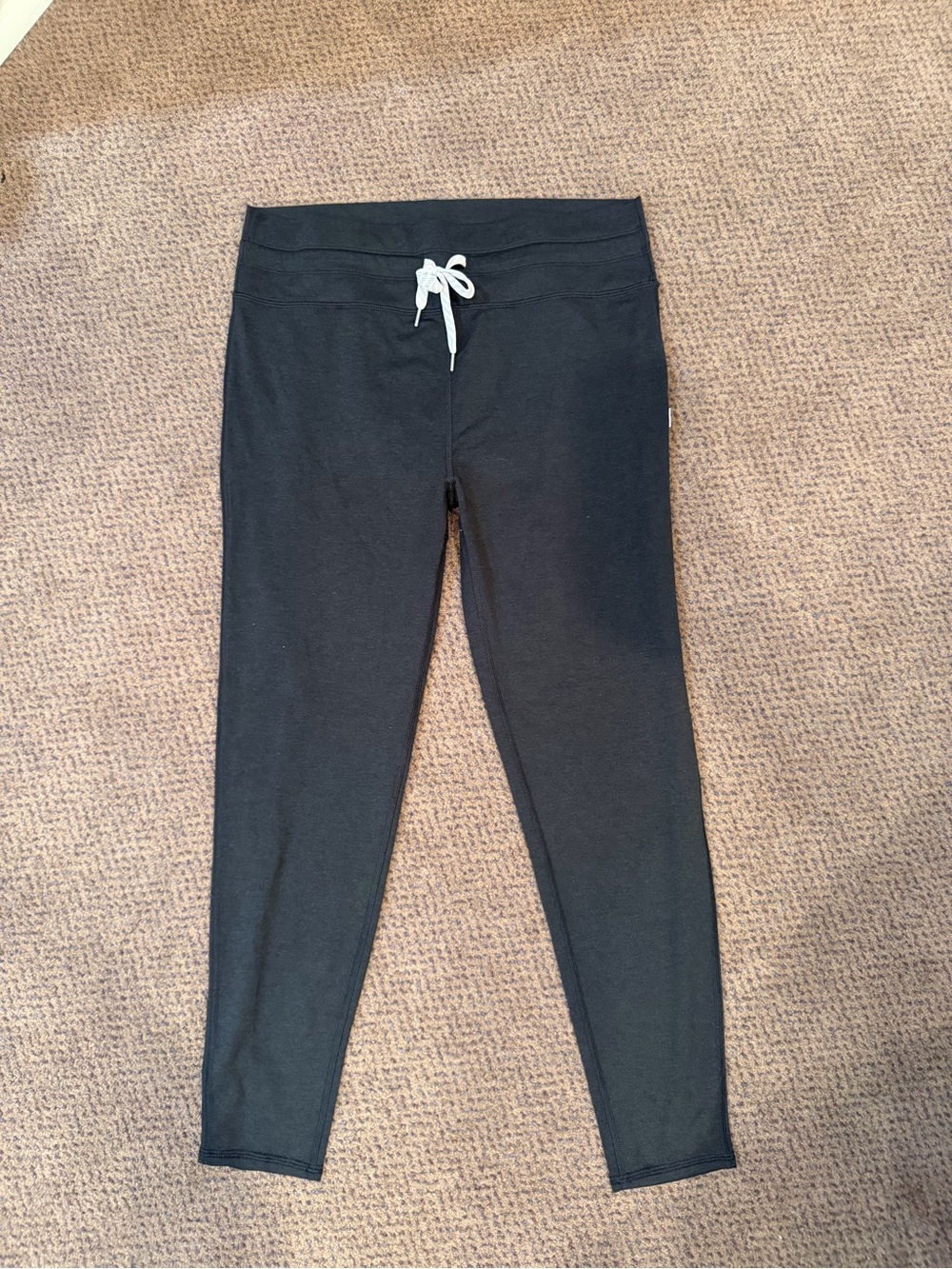 Vuori Black Drawstring Leggings